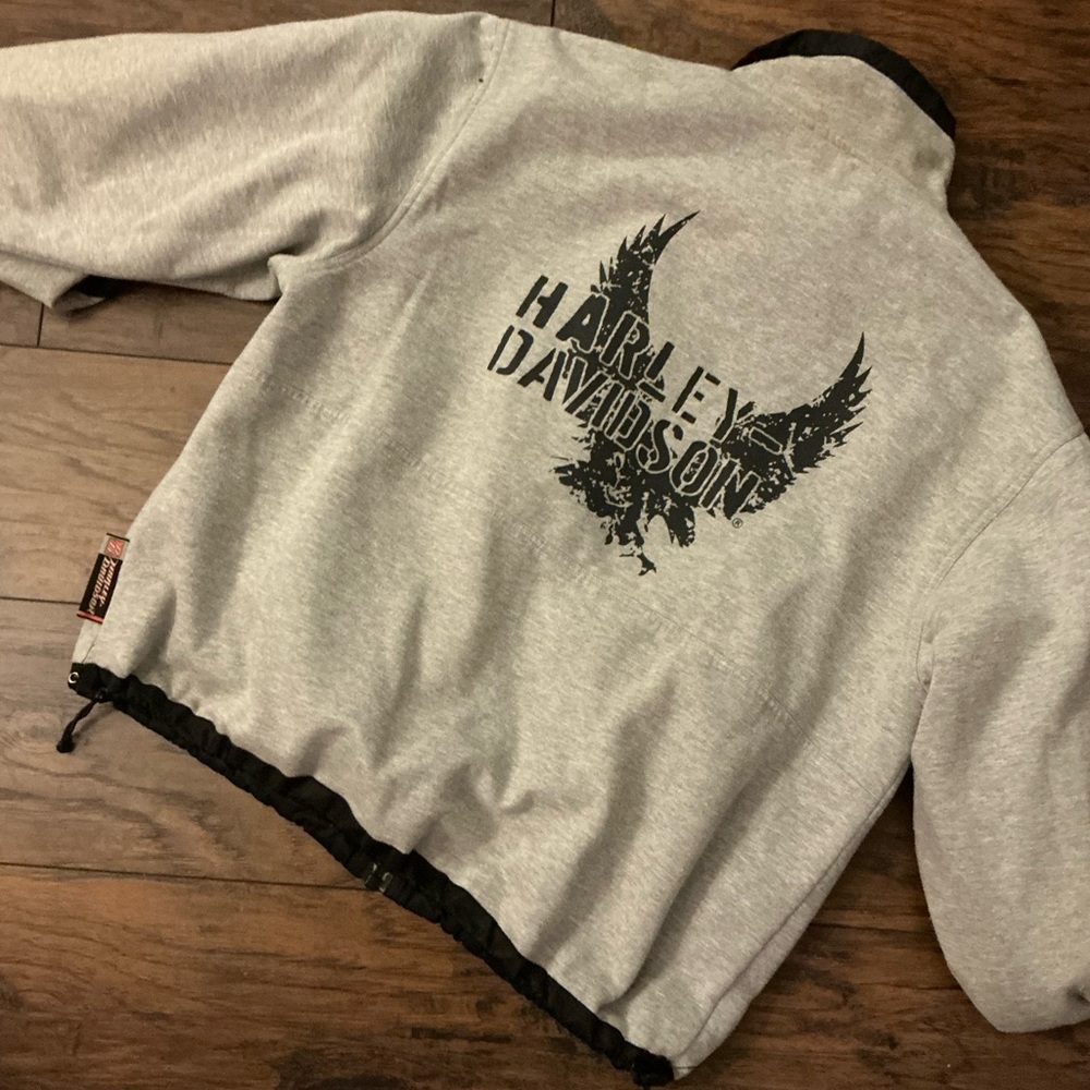 2006 Harley Davidson Reversible Bomber Jacket